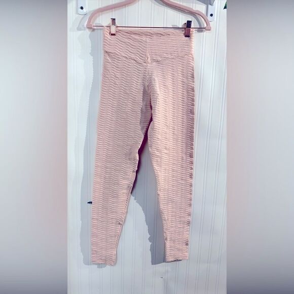 Booty by Brabants Pink Textured Leggings - Picture 2 of 8